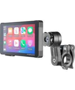 Interphone RIDE SYNC Navigation system Fixed 14 cm (5.5") Touchscreen 182 g Black Austiņas