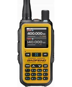 Baofeng UV-5R EU MINI USB-C Bluetooth VHF UHF Aviation Band Orange Walkie-Talkie Rācijas