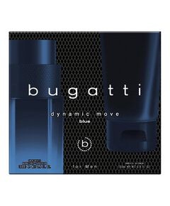 Bugatti Dynamic Move Blue Gift set EDT 100 ml and shower gel 200 ml 100ml Dāvanu komplekti