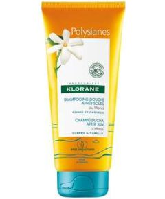 Klorane Polysianes After-Sun Shower Shampoo - Poopalovací šampon na tělo a vlasy 200ml Smaržas - NESAKĀRTOTS