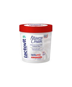 Lactovit Lactourea Mousse Cream - Moisturizing foam cream for face and body 400ml Ķermeņa kosmētika