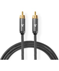 Kabelis Nedis RCA - RCA Subwoofer 5m Проводa