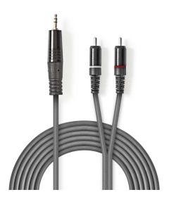 Kabelis Nedis AUX 3.5mm - 2x RCA 1.5m Dažādi vadi