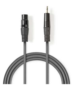 Kabelis Nedis XLR F - 3.5mm M 1m Dažādi vadi