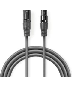 Kabelis Nedis XLR M - XLR F 5m Dažādi vadi