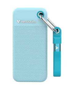 Ārējais SSD Verbatim Pocket Pollar Blue 1TB USB-C Ārējie cietie diski HDD SSD