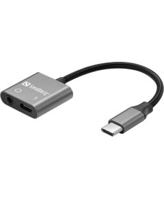 Sandberg 136-67 USB-C Audio Adapter PD65W Dažādi vadi