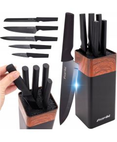 Nažu komplekts ar statīvu, 6 gab., 7615, Kamille Naži