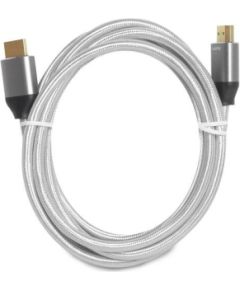 Fusion 2.1v HDMI -> HDMI kabelis 8K | 1,5 m | sudraba krāsā Jaunumi - Audio-Video