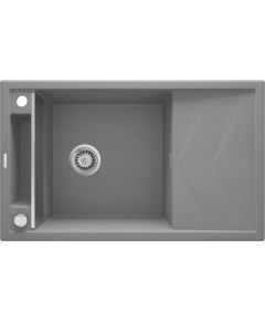 Deante 1-bowl magnetic granite sink with drainer Virtuves izlietnes