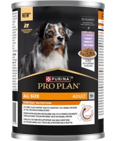 PURINA Pro Plan Everyday nutrition All size Adult Turkey in jelly - wet dog food - 400g Suņu barība