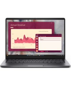 Dell Pro 14  U7 265U  16GB  512GB SSD  FgrPr+SmtCd  FHD IR Cam & Mic  WLAN + BT  14.0" FHD+  US Backlit Kb  65W  W11Pro Portatīvie datori