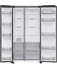 Samsung RS70F65QETEO ledusskapis side-by-side bespoke sudrabs Ledusskapji