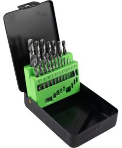 Metāla urbju komplekts HSS 4341 1 10mm,  19gab., JBM