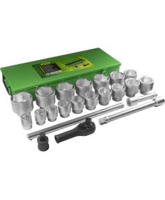 JBM Instrumentu muciņu komplekts 12 kanšu 1", 22gb., metāla kastē Наборы инструментов