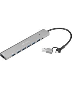 Sandberg 136-66 USB-C/A to 7 x USB 3.0 Hub Usb HUB