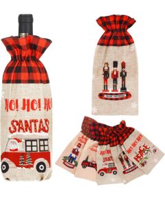 Pudeļu pārvalks Springos CA1052, 13,5x29 cm Ziemassvētku dekorācijas