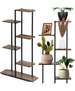 Metāla puķu statīvs Springos GA0211 113 cm ar 6 plauktiem, bēniņu tipa, daudzlīmeņu, moderns Plaukti  