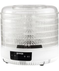 Gorenje Food Dryer FDK500GCW Power 380 W Number of trays 5 Integrated timer White Dārzeņu Tvaicētāji un Žāvētāji