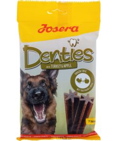 JOSERA Denties Turkey with apple - Dog treat - 180g Suņu barība