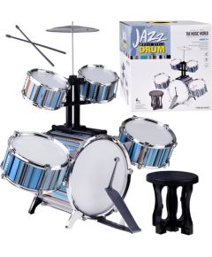 Bungu komplekts (perkusija) 5 bungas IN0182 Muzikālās rotaļlietas