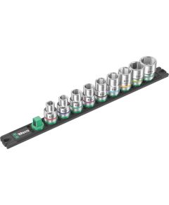 Uzgriežņa galviņu komplekts Wera WE05005480001; 1/2''; 9 Mehāniskie instrumenti