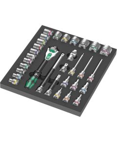 Instrumentu komplekts Wera WE05150112001; Zyklop; 1/2'' 31 gab. Mehāniskie instrumenti