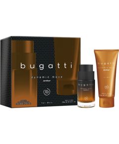 Bugatti Dynamic Move Amber Dárková sada EDT 100 ml a sprchový gel 200 ml 100ml Dāvanu komplekti
