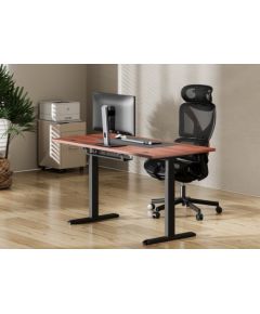 Регулируемый по высоте стол Up Up Thor Black, Table top M Dark Walnut Офисные столы