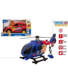 Speed & Go Mašīna vai helikopters ar skaņu, gaismu un inerces mehānismu 32 cm 3+ CB49943 Mašīnas un piederumi