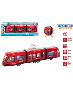 Speed & Go Tramvajs ar gaismu un skaņu, inerci un atver. durvīm 44 cm CB49809 Mašīnas un piederumi