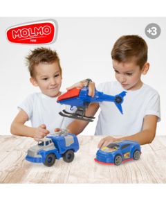Molmo Toys Полицейской машина, автоцистерна, вертолет CB47281 Машины и аксессуары