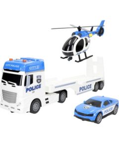 Speed & Go Auto treilers  Police ar mašīnu un helikopteri (gaisma, skaņa) 59 cm CB39050 Mašīnas un piederumi