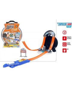 Speed & Go Autotrase ar cilpām un tramplīnu (komplektā 2 metāla mašīnas) 6+ CB39008 Mašīnas un piederumi