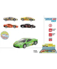 Speed & Go Metāla auto modelis Racing ar inerci 1:43 dažādas CB37875 Mašīnas un piederumi
