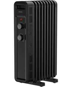 Oil filled radiator Sencor, black Gaisa sildītāji