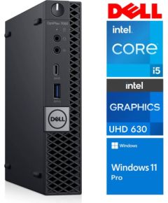 DELL 7060 Micro i5-8500T 32GB 1TB SSD M.2 NVME WIN11Pro Atjaunoti personālie datori