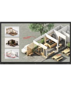 LG 86TR3DQ-B 86" IPS UHD 3840 x 2160 /400cd/m2/8ms HDMI, VGA, Audioin, USB LG Промышленные мониторы IPS / DSP