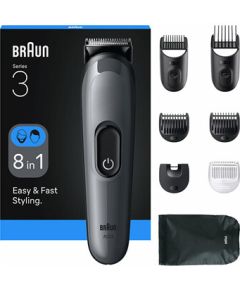 Braun Series 3 AIO3540 - Multifunkční zastřihovač 8v1 Smaržas - NESAKĀRTOTS
