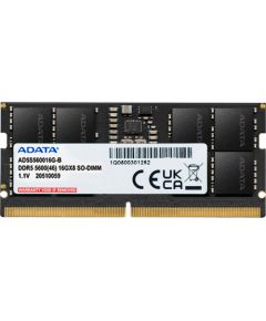 ADATA DDR5 - 16GB - 5600 - CL - 46, Single RAM (black, AD5S560016G-S, Premier Tray) RAM Operatīvā atmiņa