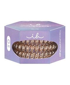 Invisibobble Slim Premium Bronze me Pretty - Gumička do vlasů ( 3 ks ) Matu kopšana