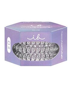 Invisibobble Slim Premium Crystal Clear - Gumička do vlasů ( 3 ks ) Matu kopšana
