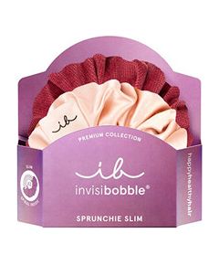 Invisibobble Sprunchie Slim Premium You Make me Blush - Gumička do vlasů ( 2 ks ) Matu kopšana