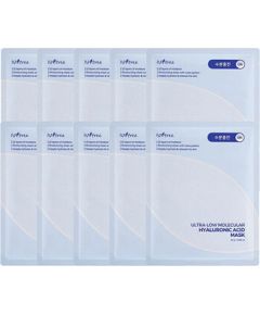 Isntree Ultra-Low Molecular Hyaluronic Acid Masks - Sada hydratačních textilních masek 25.0g Духи и косметика
