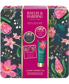 Baylis & Harding Boudoire Tropical Paradise Luxury Pamper Tin - Dárková sada péče o tělo Smaržas - NESAKĀRTOTS