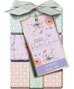 Baylis & Harding Luxury Soap Set ( Levandule & Šípkový čaj ) - Dárková sada 100.0g Ķermeņa kosmētika
