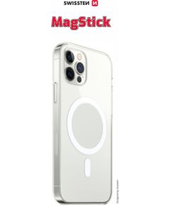 Swissten Clear Jelly MagStick Back Cace Aizsargapvalks Priekš Apple iPhone 15 Pro Max Neoriģinālie Maciņi