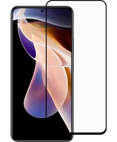 Fusion full glue 5D защитное стекло для экрана Xiaomi Redmi Note 13 5G черное Защитная пленка для экрана