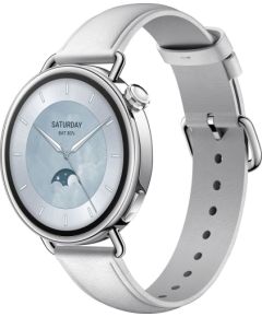 Xiaomi Watch S4 41mm Leather Strap, White Smart-Watch Умные часы