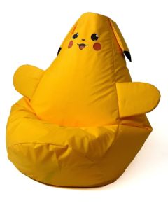 Go Gift Pikachu yellow Sako bag pouffe XL 130 x 90 cm Sēžammaisi un pufi